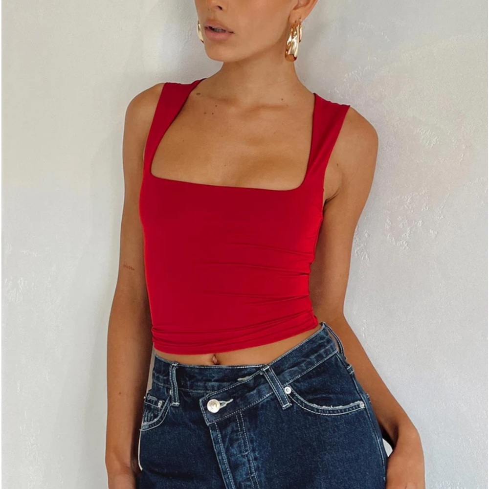 PRINCESS POLLY Back in time top red